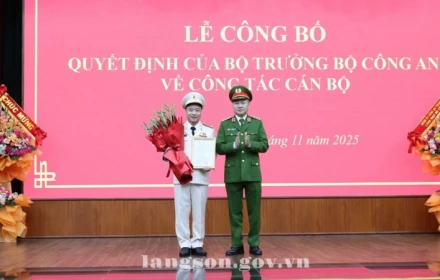 Chân dung tân Giám đốc Công an tỉnh Lạng Sơn 41 tuổi