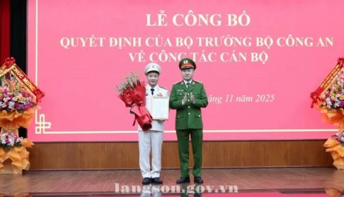 Chân dung tân Giám đốc Công an tỉnh Lạng Sơn 41 tuổi