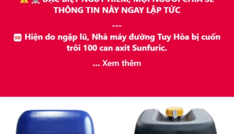 Vì sao nhà máy đường sử dụng axit cực mạnh?