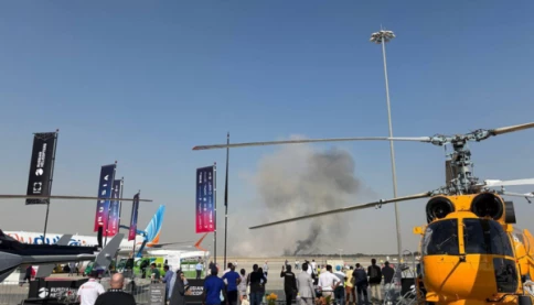 Phi công thiệt mạng khi máy bay chiến đấu Ấn Độ rơi tại Triển lãm hàng không Dubai