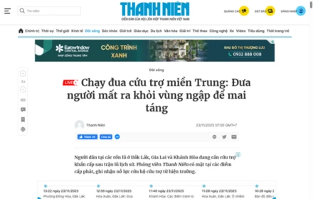 Chạy đua cứu trợ miền Trung: Đưa người mất ra khỏi vùng ngập để mai táng