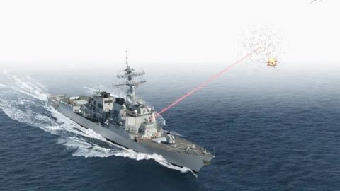 Hải quân Mỹ thử nghiệm thành công vũ khí laser