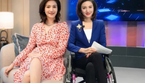 MC xinh đẹp bị căn bệnh tủy sống hiếm gặp, trở thành người dẫn chương trình trên xe lăn đầu tiên