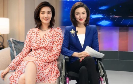 MC xinh đẹp bị căn bệnh tủy sống hiếm gặp, trở thành người dẫn chương trình trên xe lăn đầu tiên