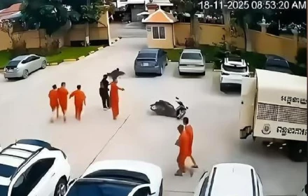 Hiện trường kinh hoàng vụ nữ nghi phạm dùng súng giúp phạm nhân tháo chạy ở Campuchia