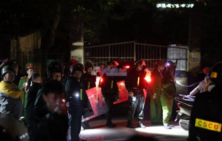 Lạng Sơn: Cảnh sát lập rào chắn, phong tỏa lối vào Trạm Quản lý thị trường số 4, liên quan đến 1 người