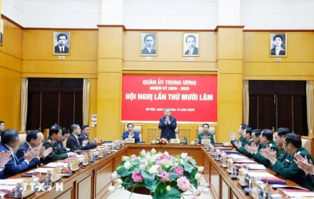 Hội nghị lần thứ 15 Quân ủy Trung ương nhiệm kỳ 2020 - 2025