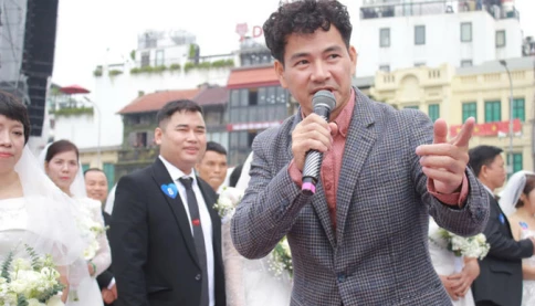 NSND Xuân Bắc - Cục trưởng Cục Nghệ thuật biểu diễn làm chủ hôn đám cưới nào?