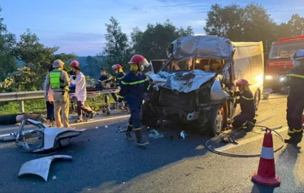 Tai nạn kinh hoàng trên cao tốc Đà Nẵng – Quảng Ngãi, 13 người thương vong