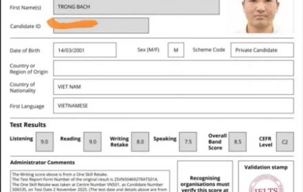 2 tài xế xe ôm công nghệ gây sốt vì có 8.0 và 8.5 IELTS