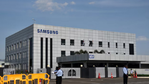 500 anh em công nhân Samsung biểu tình, đình công tại nhà máy Ấn Độ