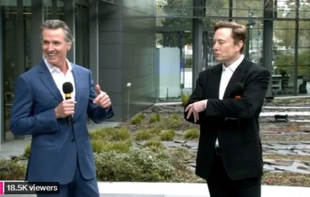 Thống đốc California tự bật chế độ "mỏ hỗn" cho Elon Musk