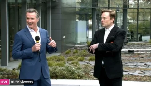 Thống đốc California tự bật chế độ "mỏ hỗn" cho Elon Musk