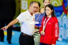 Người mắng kình ngư Võ Thị Mỹ Tiên ngay trên bục nhận huy chương đã nhận 'kết đắng' đầu tiên