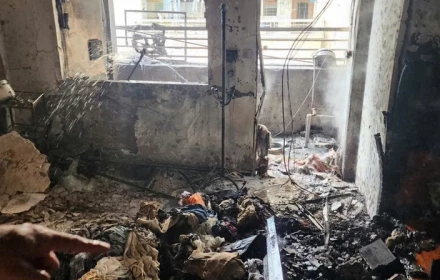 Cảm động chuyện căn hộ bị thiêu rụi, cả chung cư Hà nội góp 185 triệu đồng giúp đỡ