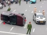 Hà Nội: Tài xế ô tô bị lật sau va chạm ở Ngã Tư Sở dương tính với ma túy