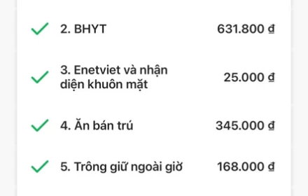 Phụ huynh "khoe" biên lai: miễn học phí, tiền ăn được hỗ trợ, nhưng các khoản khác tăng lên