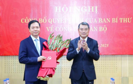 Ông Trịnh Mạnh Linh giữ chức Phó trưởng Ban Tổ chức Trung ương