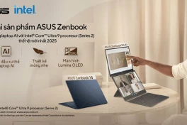 ASUS ra mắt các mẫu laptop AI đầu tiên tại Việt Nam trang bị Intel Core Ultra (Series 2) 2025