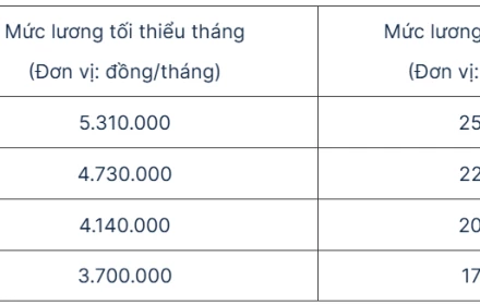 Chính thức: Nghị định 293 Quy định mức lương tối thiểu từ 01/01/2026