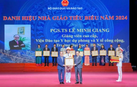 Tân Giáo sư Đại học Y Hà Nội là Viện trưởng, từng nhận bằng khen của Thủ tướng, có gần 200 bài báo khoa học