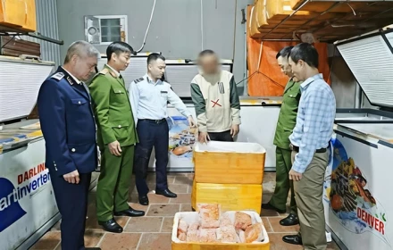 Phát hiện 7 tạ trứng non, nầm lợn trôi nổi chuẩn bị tuồn vào quán ăn ở Bắc Ninh