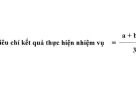 Công thức tính điểm đánh giá, xếp loại công chức