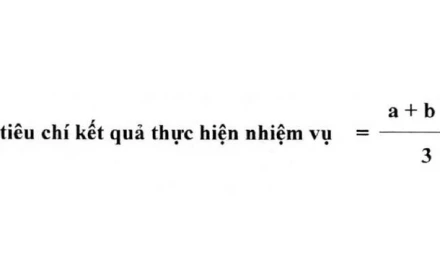 Công thức tính điểm đánh giá, xếp loại công chức