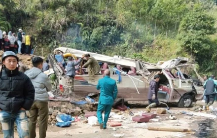 Thương tâm vụ xe thiện nguyện bị lật 9 người tử vong