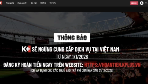 Bộ Công Thương yêu cầu K+ giải trình việc ngừng dịch vụ từ 2026