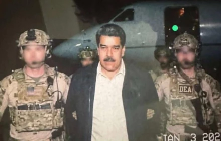 Hình ảnh Tổng thống Venezuela bị Mỹ bắt!