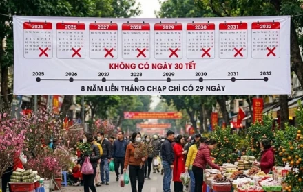 Vì sao từ năm 2025 trở đi, người Việt không được đón 30 Tết và khi nào ngày 30 Tết mới trở lại?