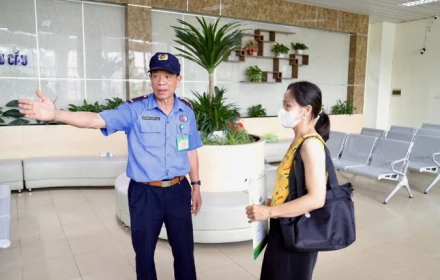 Chú bảo vệ đặc biệt của Bệnh viện K Tân Triều