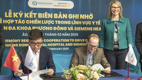 Bệnh viện Đa khoa Phương Đông hợp tác chiến lược Siemens Healthineers, trang bị loạt công nghệ chẩn đoán tiên tiến