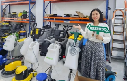 Thiết bị vệ sinh công nghiệp Greendo cung cấp máy hút bụi công nghiệp chính hãng