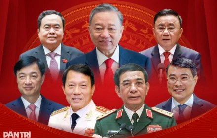 Tổng Bí thư Tô Lâm và 9 Ủy viên Bộ Chính trị tái cử Trung ương khóa XIV