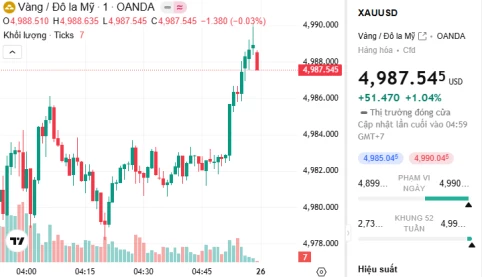 Giá vàng trong nước tăng, chưa nhìn thấy cơ giảm dưới 170 triệu đồng nào