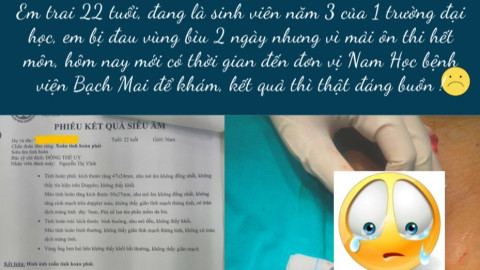 Dấu hiệu đau tinh hoàn chớ coi thường