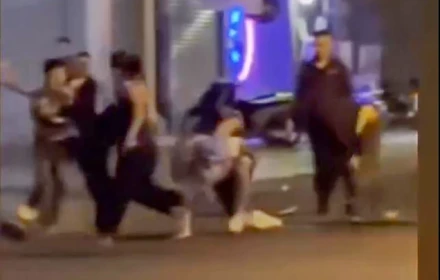 Clip ghi cảnh nhóm du khách nước ngoài bị đánh tới tấp ở Nha Trang