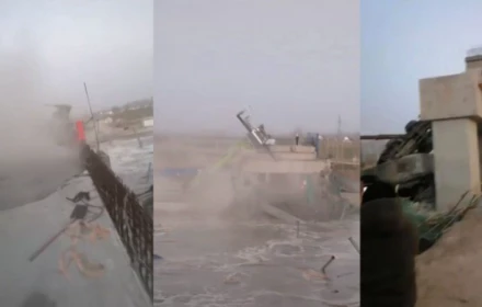 Cầu đường sắt ở Trung Quốc bất ngờ đổ sập, nhiều người thiệt mạng