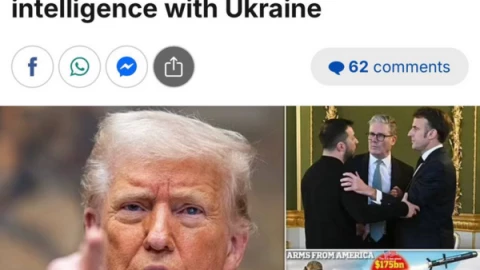 ❗️ Hoa Kỳ ra lệnh cho Anh KHÔNG được chia sẻ thông tin tình báo quân sự của Mỹ với Ukraine