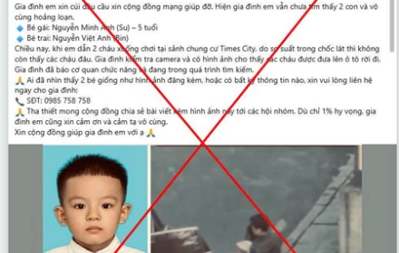 Nóng! Công an Hà Nội thông tin chính thức về vụ nghi bắt cóc 2 trẻ em tại Times City