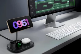 Baseus ra mắt đế sạc không dây từ tính 3 trong 1: Tản nhiệt xịn, sạc nhanh cho cả iPhone, Apple Watch và AirPods