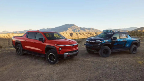 Chevrolet Silverado ZR2 EV Concept: 'siêu quái thú' 1.100 mã lực chinh phục mọi địa hình off-road!"
