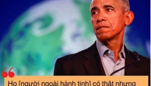 Ông Obama giải thích về phát biểu người ngoài hành tinh có thật