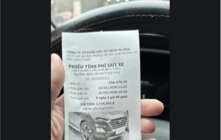 Hà Nội: Hơn 2,7 triệu đồng 6 ngày gửi ô tô trong bệnh viện