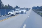 Nữ tài xế nháy đèn loạn, đi ngược chiều vượt hàng dài xe trên cao tốc khai gì với Công an?