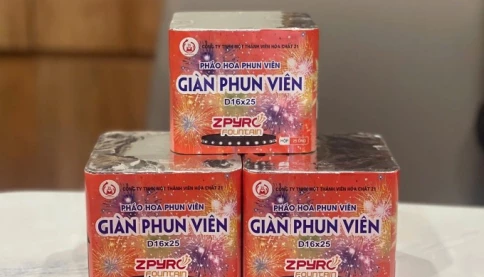 Doanh nghiệp thuộc Bộ Công an được sản xuất pháo hoa nổ