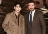 Bất ngờ ca sĩ Isaac hội ngộ David Beckham tại Tuần lễ thời trang Milan