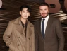 Bất ngờ ca sĩ Isaac hội ngộ David Beckham tại Tuần lễ thời trang Milan